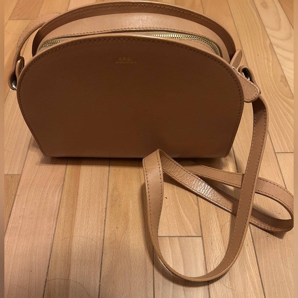 A.P.C. Beige Crossbody Bag